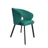 Krzesło welurowe AURA  Nowoczesne krzesło do salonu, jadalni i kuchni