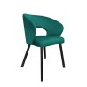 Krzesło welurowe AURA  Nowoczesne krzesło do salonu, jadalni i kuchni