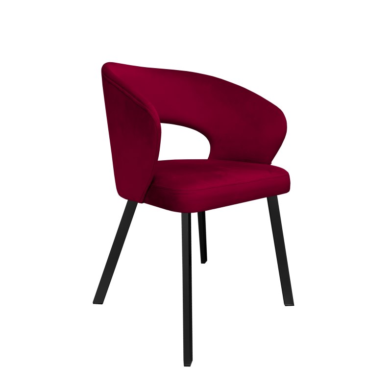 Krzesło welurowe AURA  Nowoczesne krzesło do salonu, jadalni i kuchni