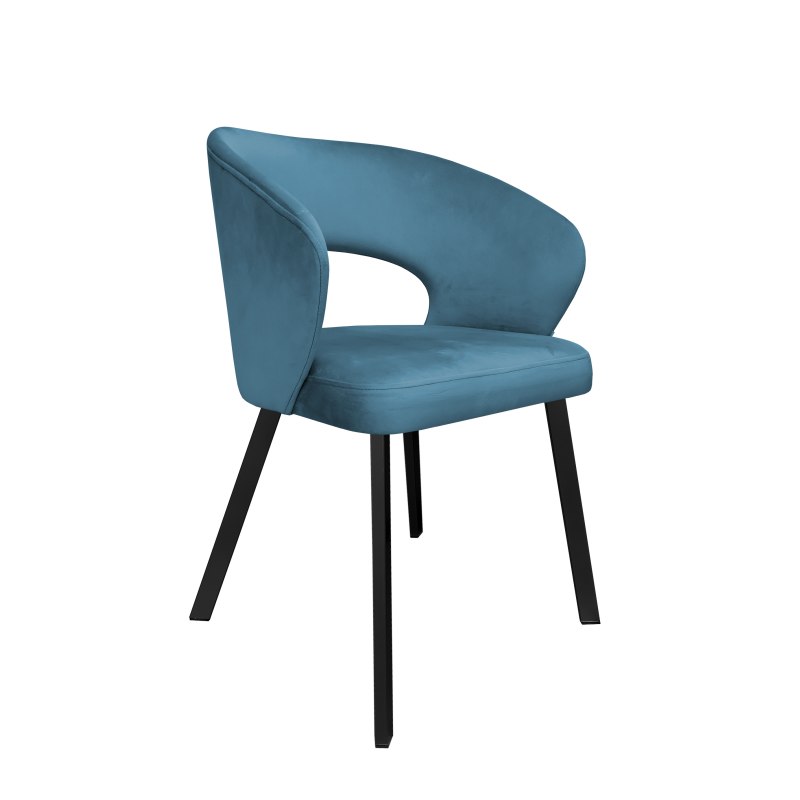 Krzesło welurowe AURA  Nowoczesne krzesło do salonu, jadalni i kuchni