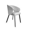 Krzesło welurowe AURA  Nowoczesne krzesło do salonu, jadalni i kuchni