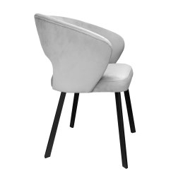 Krzesło welurowe AURA  Nowoczesne krzesło do salonu, jadalni i kuchni