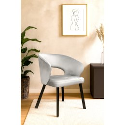 Krzesło welurowe AURA  Nowoczesne krzesło do salonu, jadalni i kuchni