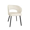 Krzesło welurowe AURA  Nowoczesne krzesło do salonu, jadalni i kuchni