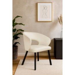 Krzesło welurowe AURA  Nowoczesne krzesło do salonu, jadalni i kuchni