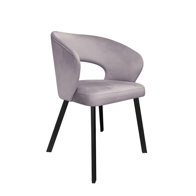 Krzesło welurowe AURA  Nowoczesne krzesło do salonu, jadalni i kuchni