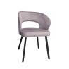 Krzesło welurowe AURA  Nowoczesne krzesło do salonu, jadalni i kuchni