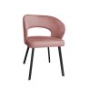 Krzesło welurowe AURA  Nowoczesne krzesło do salonu, jadalni i kuchni