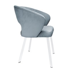 Krzesło welurowe AURA  Nowoczesne krzesło do salonu, jadalni i kuchni