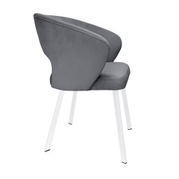 Krzesło welurowe AURA  Nowoczesne krzesło do salonu, jadalni i kuchni