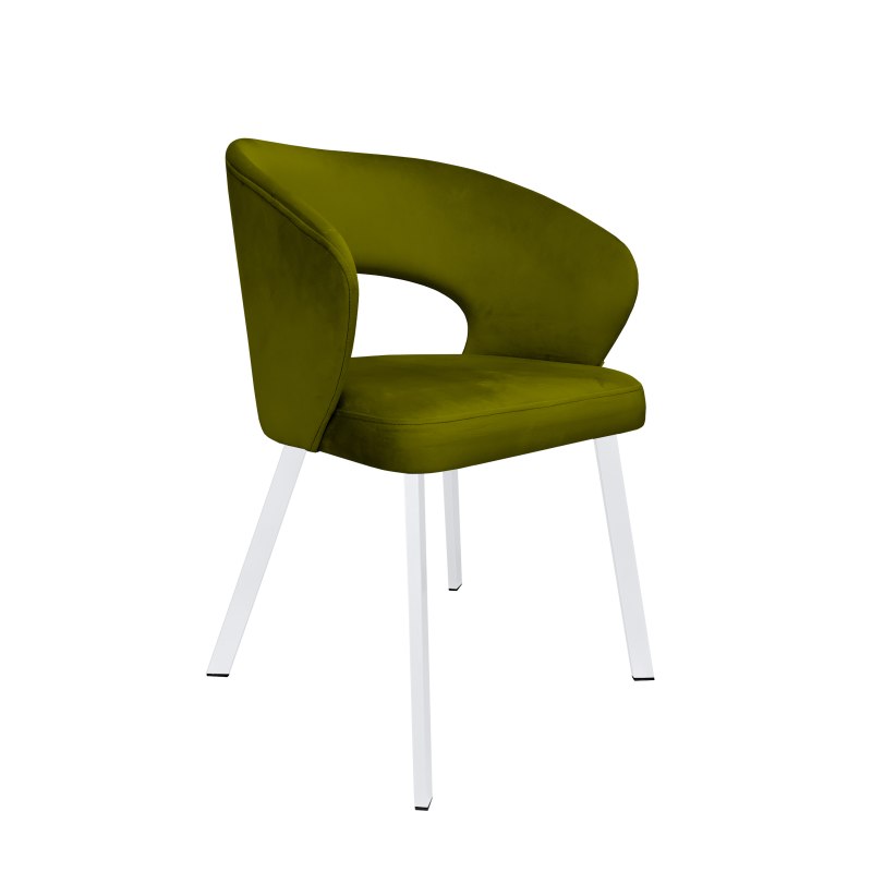 Krzesło welurowe AURA  Nowoczesne krzesło do salonu, jadalni i kuchni