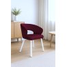 Krzesło welurowe AURA  Nowoczesne krzesło do salonu, jadalni i kuchni