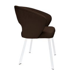 Krzesło welurowe AURA  Nowoczesne krzesło do salonu, jadalni i kuchni