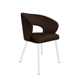 Krzesło welurowe AURA  Nowoczesne krzesło do salonu, jadalni i kuchni