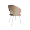 Krzesło welurowe AURA  Nowoczesne krzesło do salonu, jadalni i kuchni