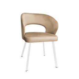 Krzesło welurowe AURA  Nowoczesne krzesło do salonu, jadalni i kuchni