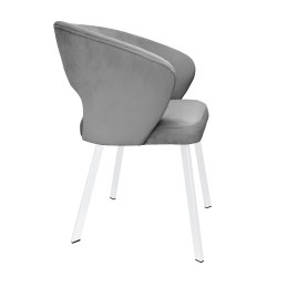 Krzesło welurowe AURA  Nowoczesne krzesło do salonu, jadalni i kuchni