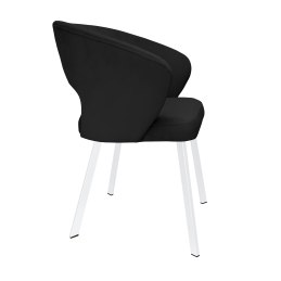 Krzesło welurowe AURA  Nowoczesne krzesło do salonu, jadalni i kuchni