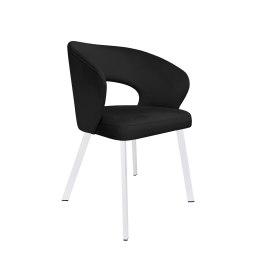 Krzesło welurowe AURA  Nowoczesne krzesło do salonu, jadalni i kuchni