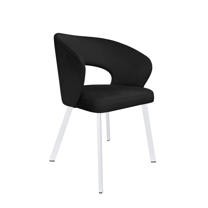 Krzesło welurowe AURA  Nowoczesne krzesło do salonu, jadalni i kuchni