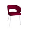 Krzesło welurowe AURA  Nowoczesne krzesło do salonu, jadalni i kuchni