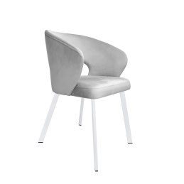 Krzesło welurowe AURA  Nowoczesne krzesło do salonu, jadalni i kuchni