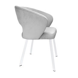 Krzesło welurowe AURA  Nowoczesne krzesło do salonu, jadalni i kuchni