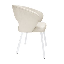 Krzesło welurowe AURA  Nowoczesne krzesło do salonu, jadalni i kuchni