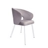 Krzesło welurowe AURA  Nowoczesne krzesło do salonu, jadalni i kuchni