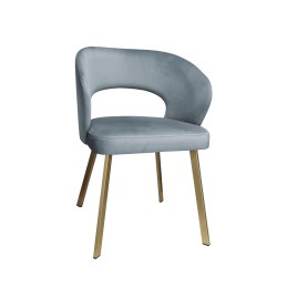 Krzesło welurowe AURA  Nowoczesne krzesło do salonu, jadalni i kuchni