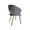 Krzesło welurowe AURA  Nowoczesne krzesło do salonu, jadalni i kuchni