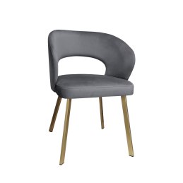 Krzesło welurowe AURA  Nowoczesne krzesło do salonu, jadalni i kuchni