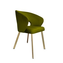 Krzesło welurowe AURA  Nowoczesne krzesło do salonu, jadalni i kuchni