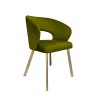 Krzesło welurowe AURA  Nowoczesne krzesło do salonu, jadalni i kuchni