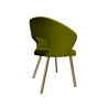 Krzesło welurowe AURA  Nowoczesne krzesło do salonu, jadalni i kuchni