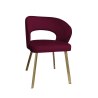 Krzesło welurowe AURA  Nowoczesne krzesło do salonu, jadalni i kuchni