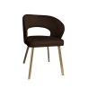 Krzesło welurowe AURA  Nowoczesne krzesło do salonu, jadalni i kuchni