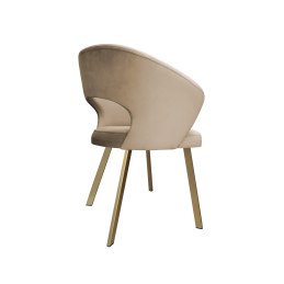 Krzesło welurowe AURA  Nowoczesne krzesło do salonu, jadalni i kuchni