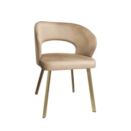 Krzesło welurowe AURA  Nowoczesne krzesło do salonu, jadalni i kuchni