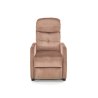 FELIPE – fotel wypoczynkowy rozkładany z tkaniny