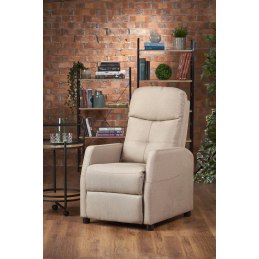 FELIPE – fotel wypoczynkowy rozkładany z tkaniny