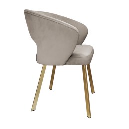 Krzesło welurowe AURA  Nowoczesne krzesło do salonu, jadalni i kuchni