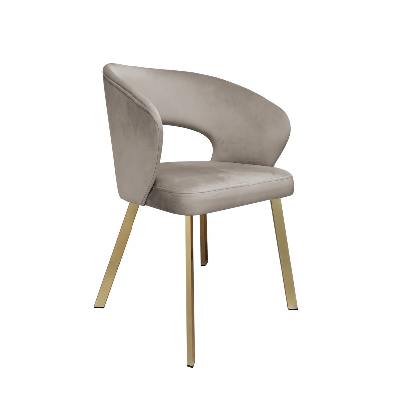 Krzesło welurowe AURA  Nowoczesne krzesło do salonu, jadalni i kuchni