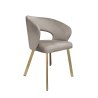 Krzesło welurowe AURA  Nowoczesne krzesło do salonu, jadalni i kuchni