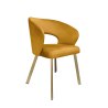 Krzesło welurowe AURA  Nowoczesne krzesło do salonu, jadalni i kuchni
