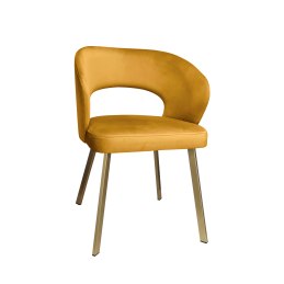 Krzesło welurowe AURA  Nowoczesne krzesło do salonu, jadalni i kuchni