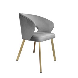 Krzesło welurowe AURA  Nowoczesne krzesło do salonu, jadalni i kuchni