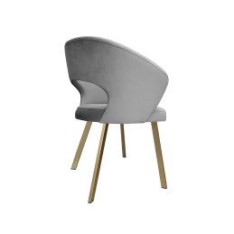 Krzesło welurowe AURA  Nowoczesne krzesło do salonu, jadalni i kuchni