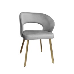 Krzesło welurowe AURA  Nowoczesne krzesło do salonu, jadalni i kuchni