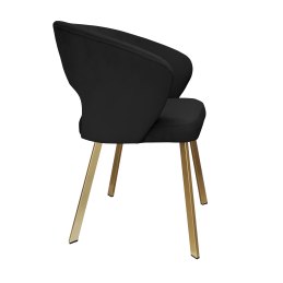 Krzesło welurowe AURA  Nowoczesne krzesło do salonu, jadalni i kuchni